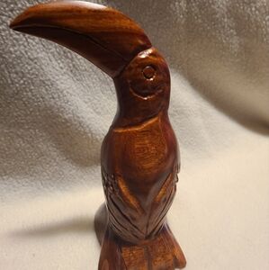 Vintage hand carved Toucan